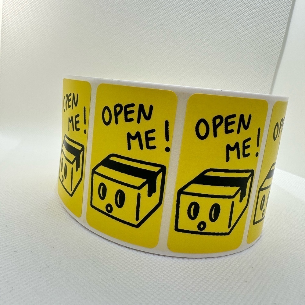 100pcs open me sticker | Stickers for Poshmark | shipping supplies | 2x1 - Picture 10 of 12